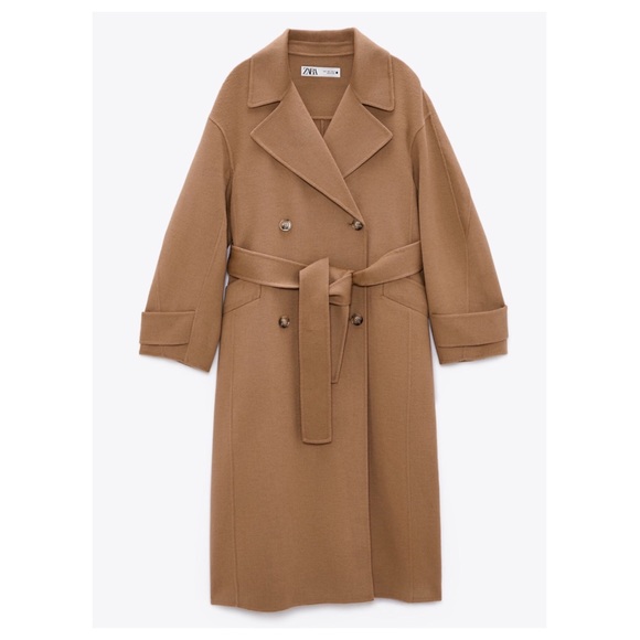 WOOL BLEND OVERSIZED COAT - Picture 11 of 16